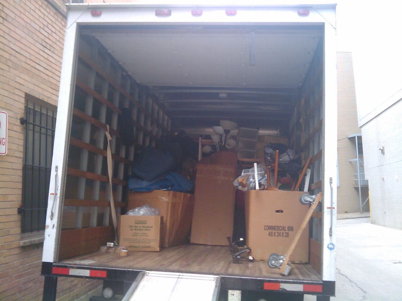 Moving boxes ready for an international relocation